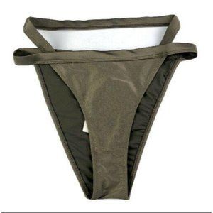NWT AndCo Leger Bikini Bottom Double Back Waistband Size Small